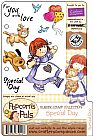 Popcorn Pals- Special Day Rubber Stamp